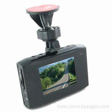 Dual-channel Car Black Box with HD Quality, 2.5-inch LCD, Smart Motion Detect Algorithm